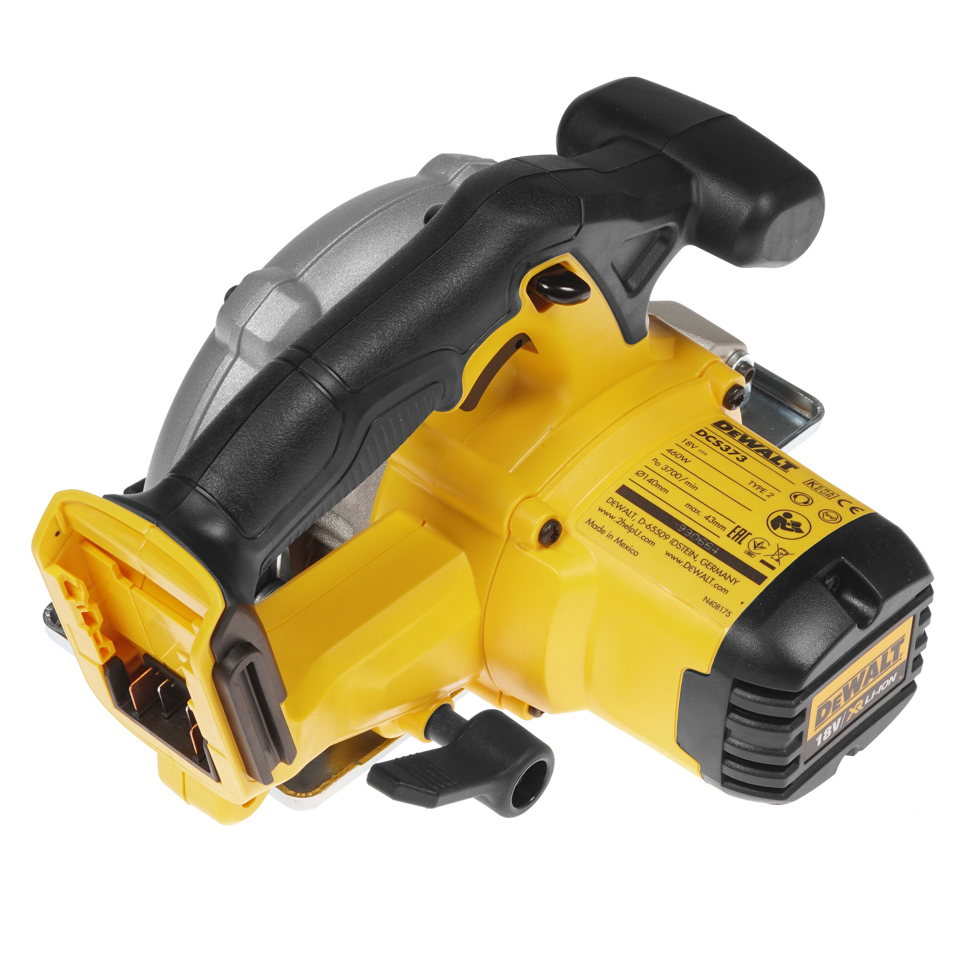 Пила дисковая DeWalt DCS373N XR FLEXVOLТ 18/54V 5437911 STDN-0077857 - Вид №2
