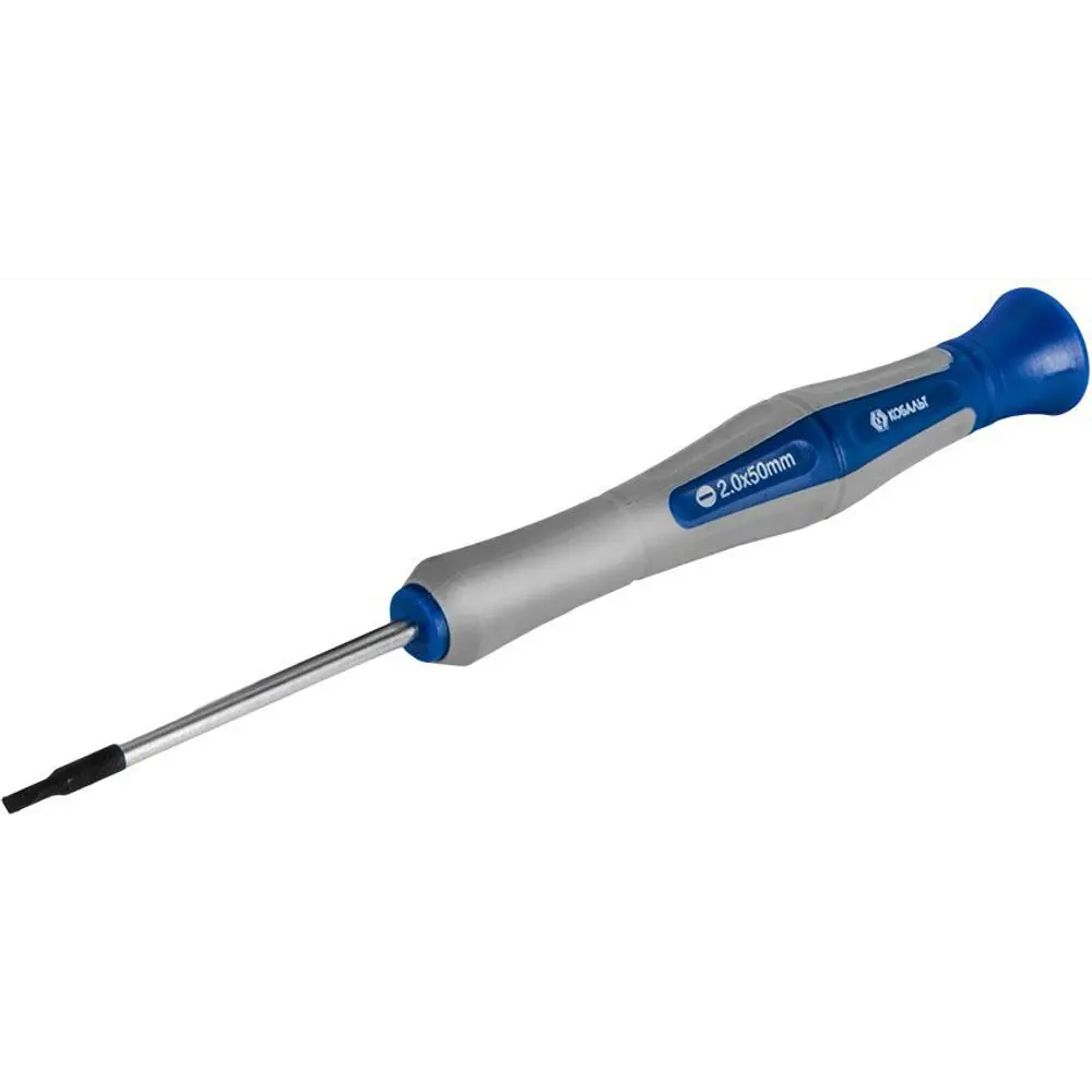 Отвертка прецизионная КОБАЛЬТ SL2x50 мм с магнитным наконечником 89402181 STLM-1576593