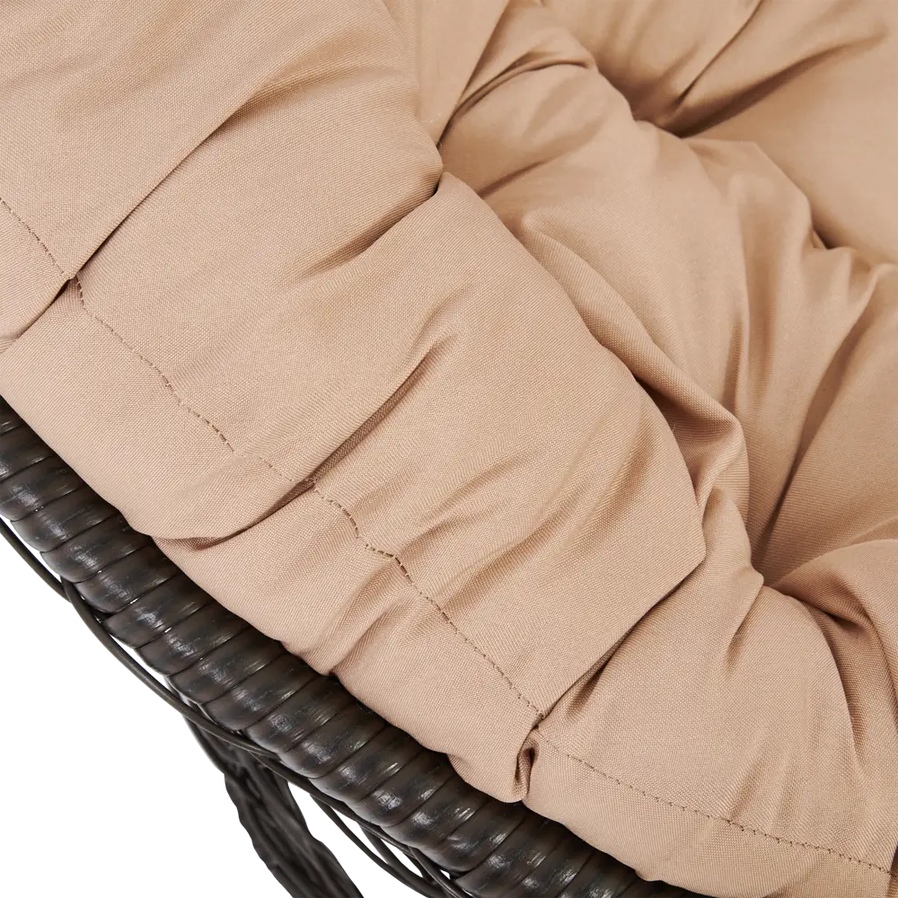 Диван садовый Greengard Малага с подушкой 60x104x165 см искусственный ротанг бежевый ДВМ STLM-2014470 - Вид №3