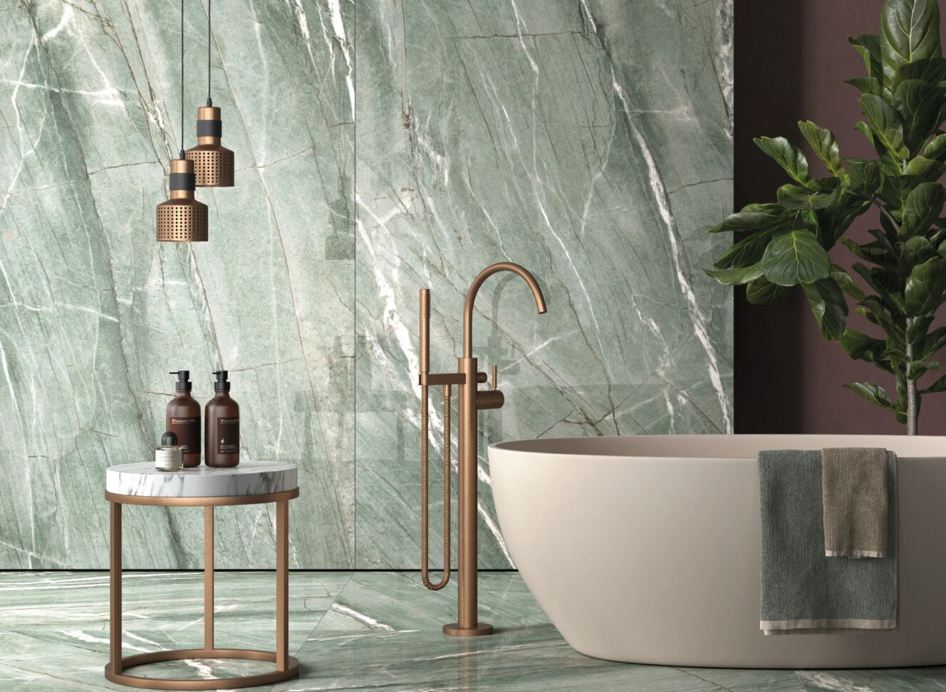 Пол / напольное покрытие из керамогранита с мраморным эффектом Imola THE ROOM ARCH-00073362 - Вид №2