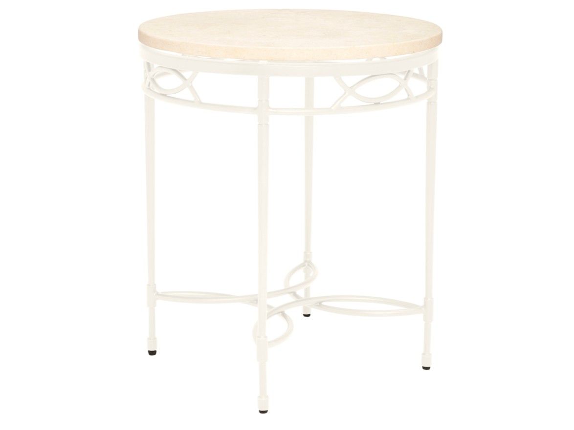 Круглый стол из смолы и нержавеющей стали JANUS et Cie ARCH-00073703 - Вид №2