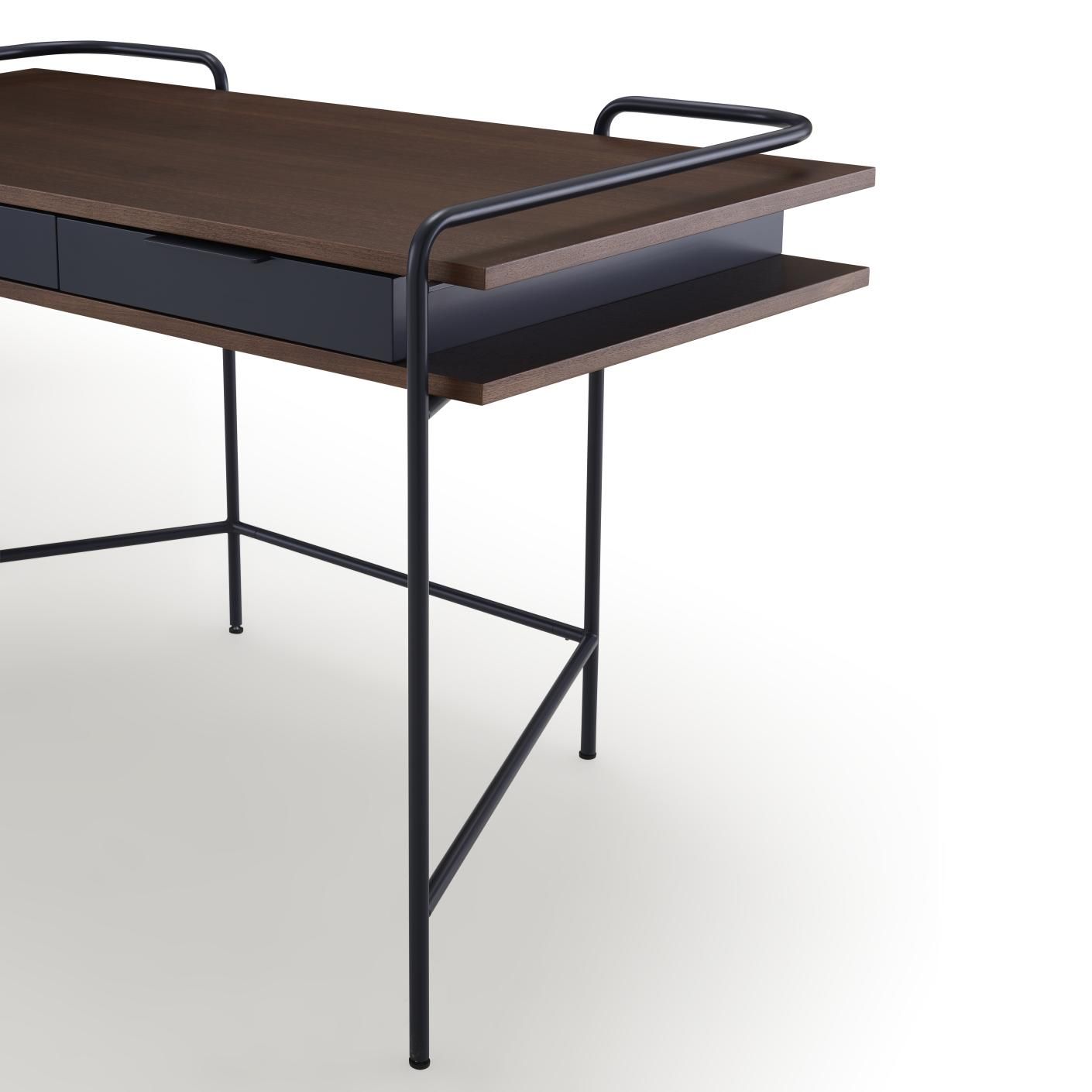 Прямоугольный стол из орехового дерева с ящиками Ligne Roset Alando ARCH-00073490 - Вид №1