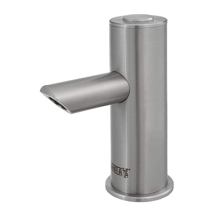 66931 Автоматический смеситель, настройка температуры воды угловыми вентилями, пьезо, 24 В пост. SANELA 