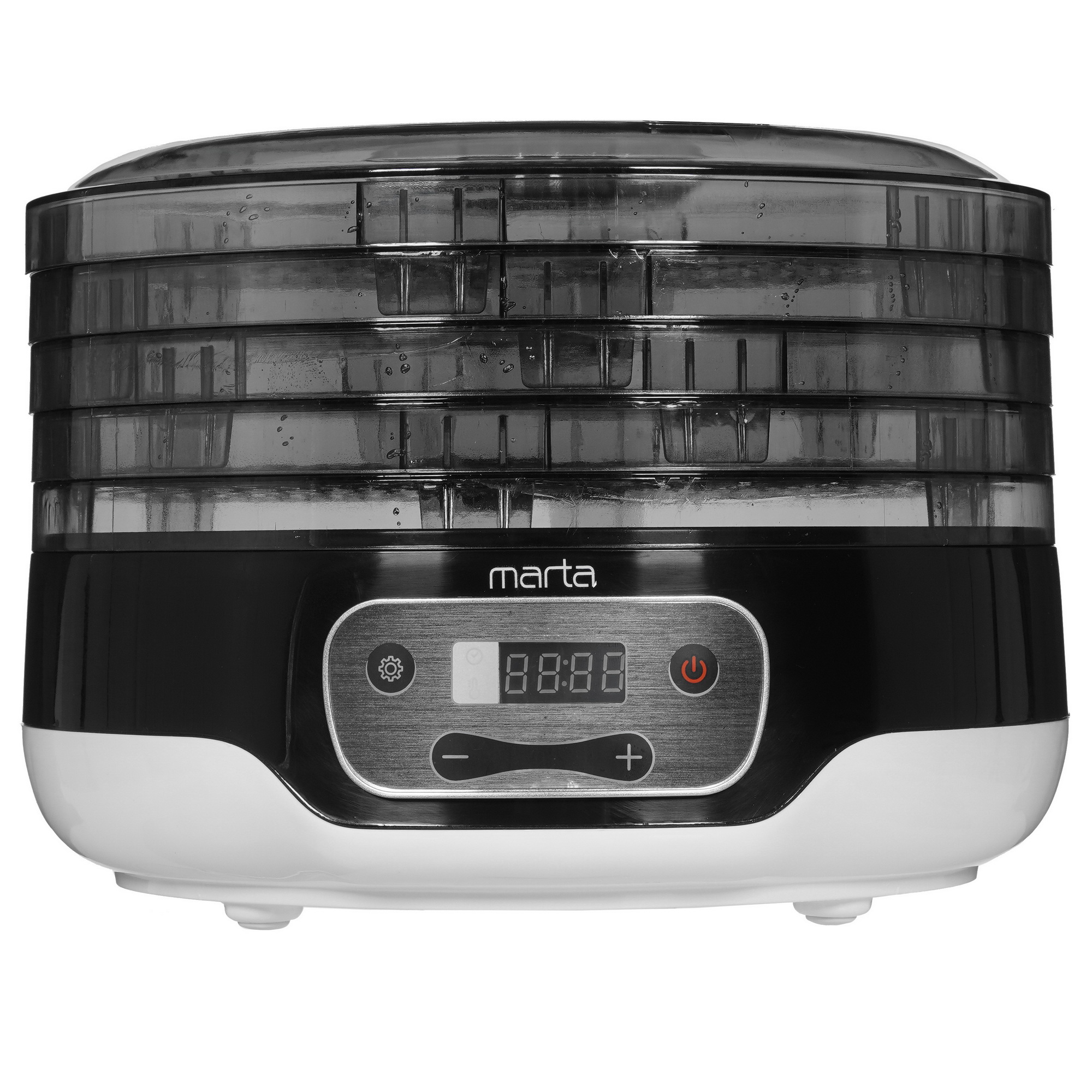 9913332 Сушилка для овощей и фруктов MARTA MFD-504PS черный STDN-0031838 - Вид №1