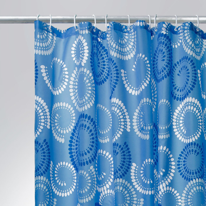 900P180M11 Milardo Ultramarine Dots Штора для ванной комнаты Ultramarine Dots Россия  - Вид №2