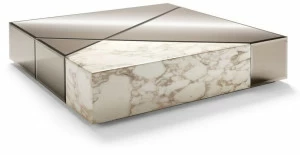 OPERA CONTEMPORARY Квадратный мраморный журнальный столик Cyrano 45167
