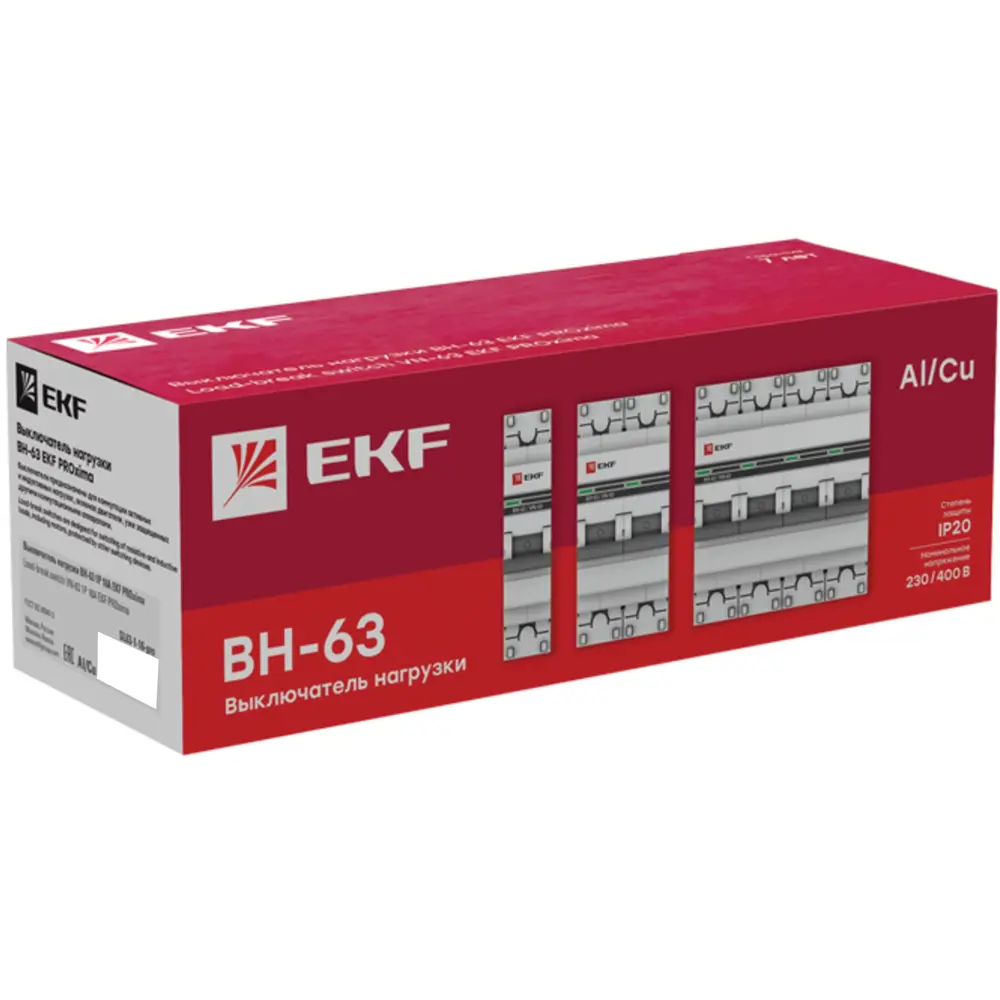 Выключатель нагрузки EKF ВН-63 1P 16 А 82421011 STLM-2064808  - Вид №3