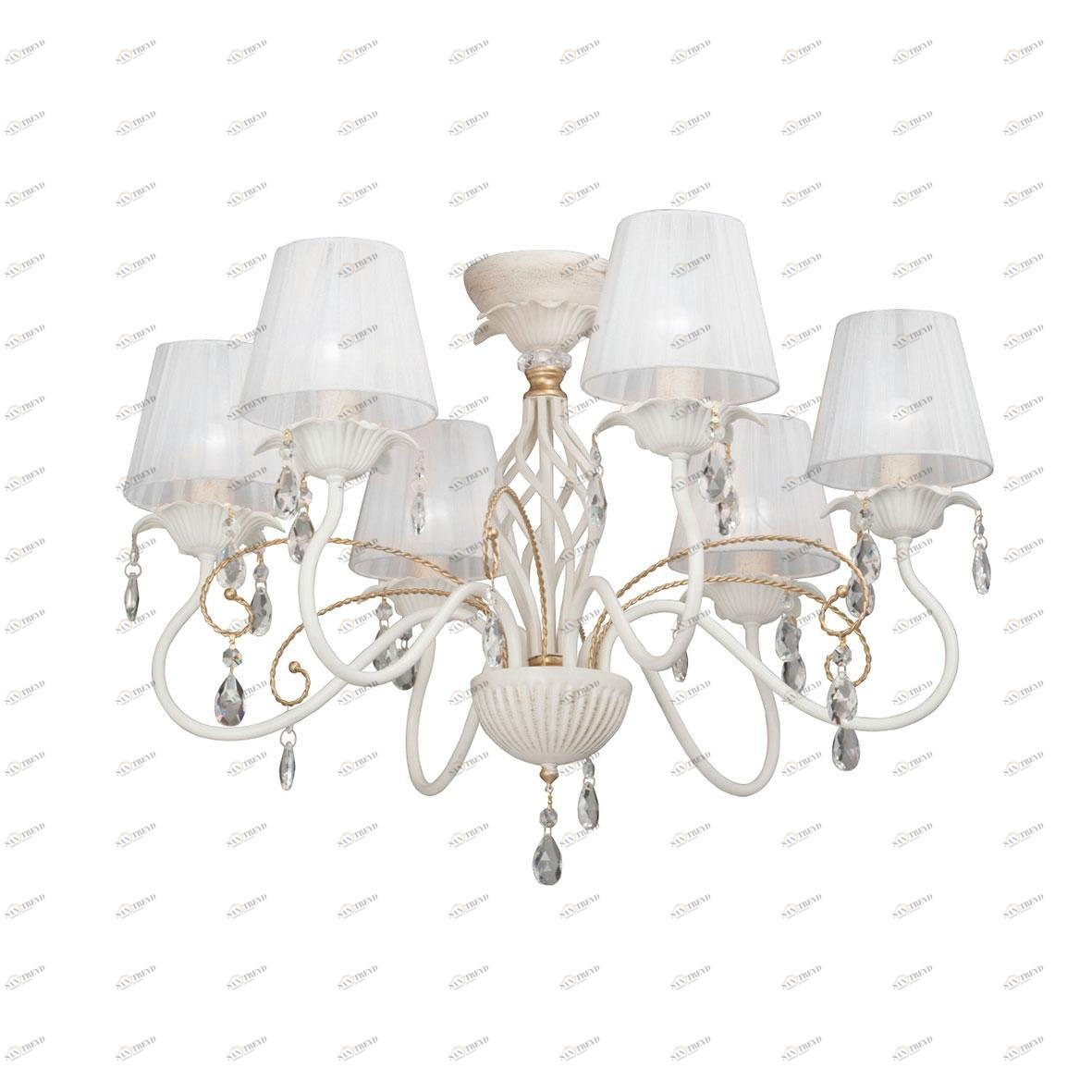 Потолочная люстра Vitaluce V1682-0/6PL VITALUCE ДИЗАЙНЕРСКИЕ 194111 Белый 