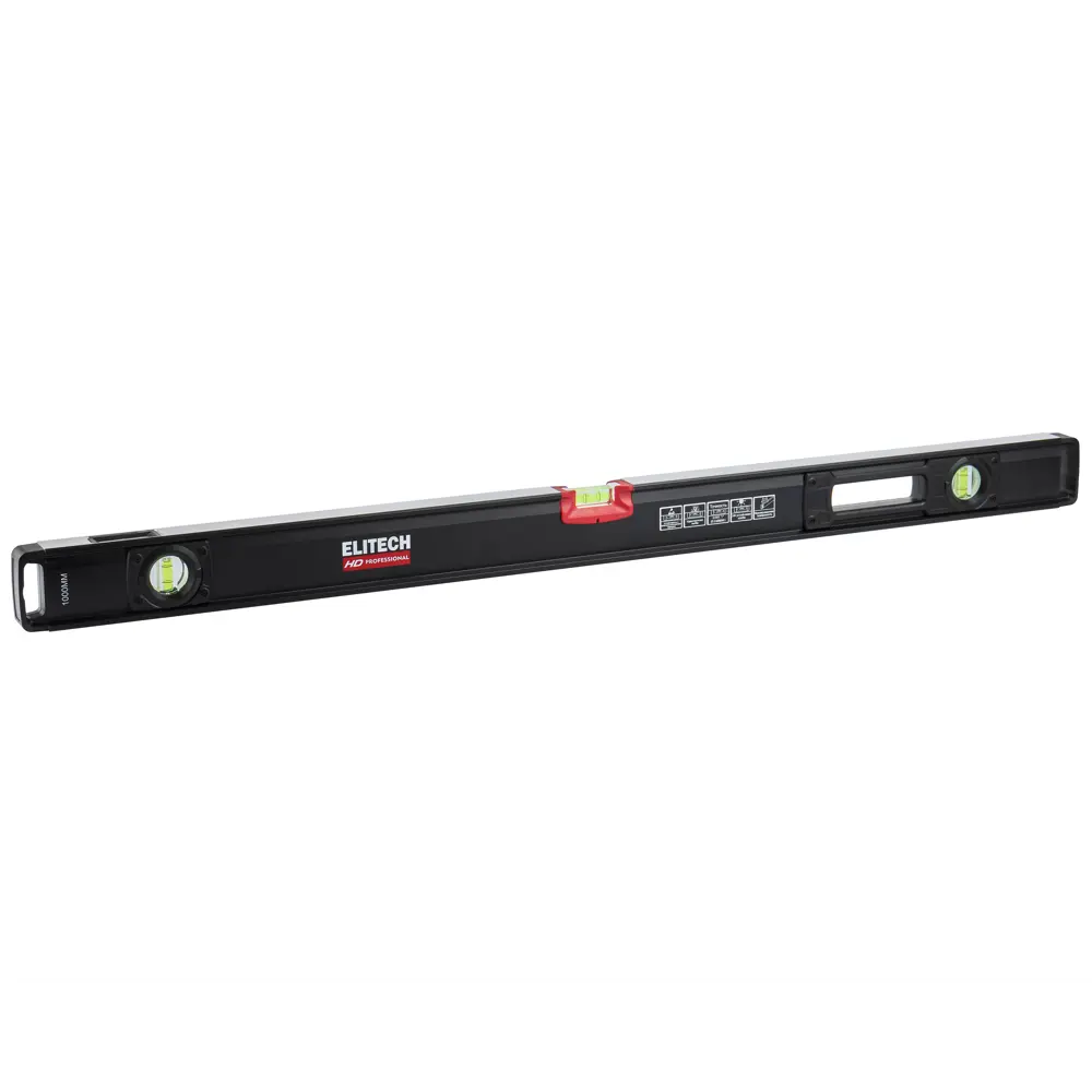 Уровень пузырьковый Elitech HD 320304 3 глазка магнитный 1000 мм STLM-2153565