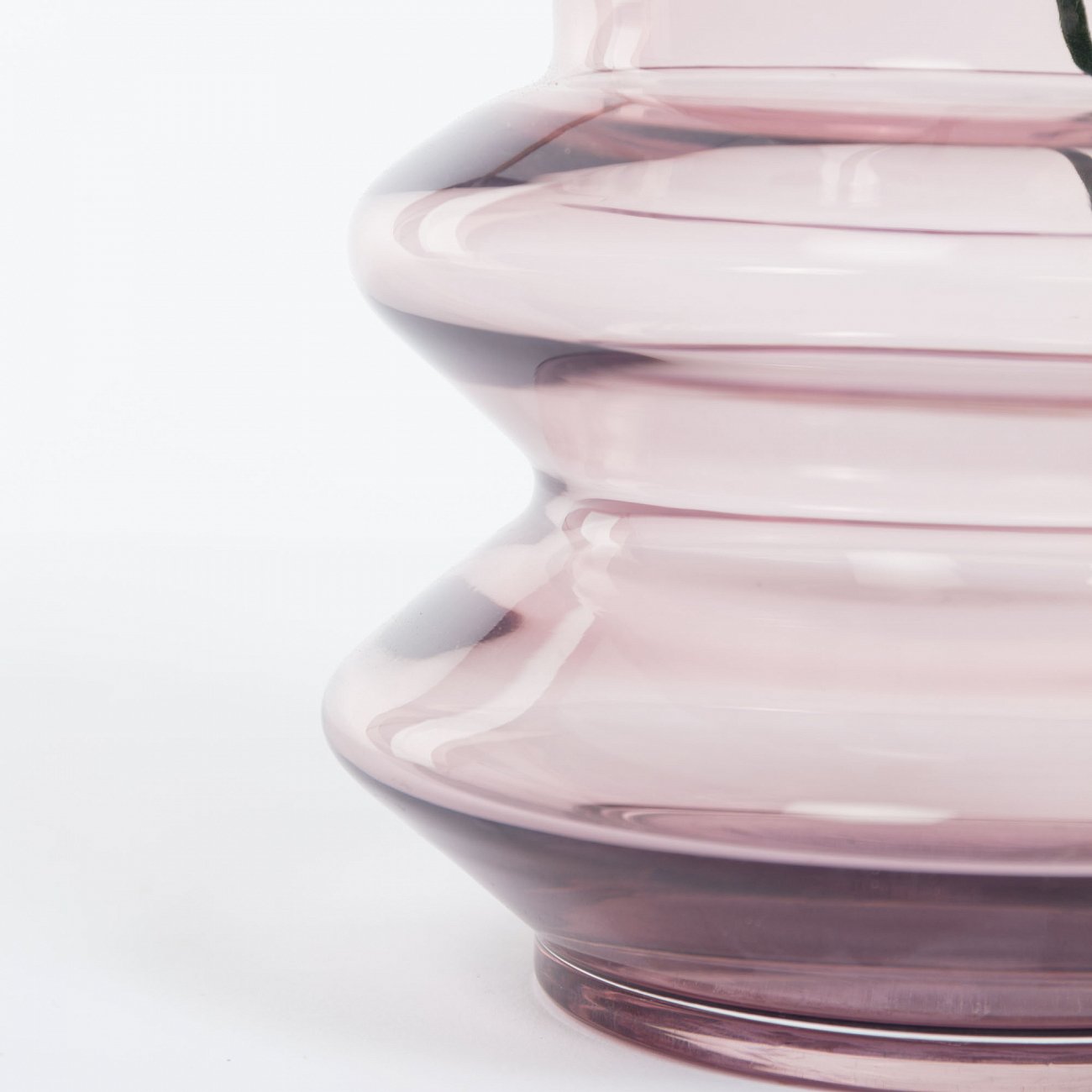 Ваза стеклянная цилиндр розовая 24 см Agatha от La Forma LA FORMA - 343235 Розовый  - Вид №1