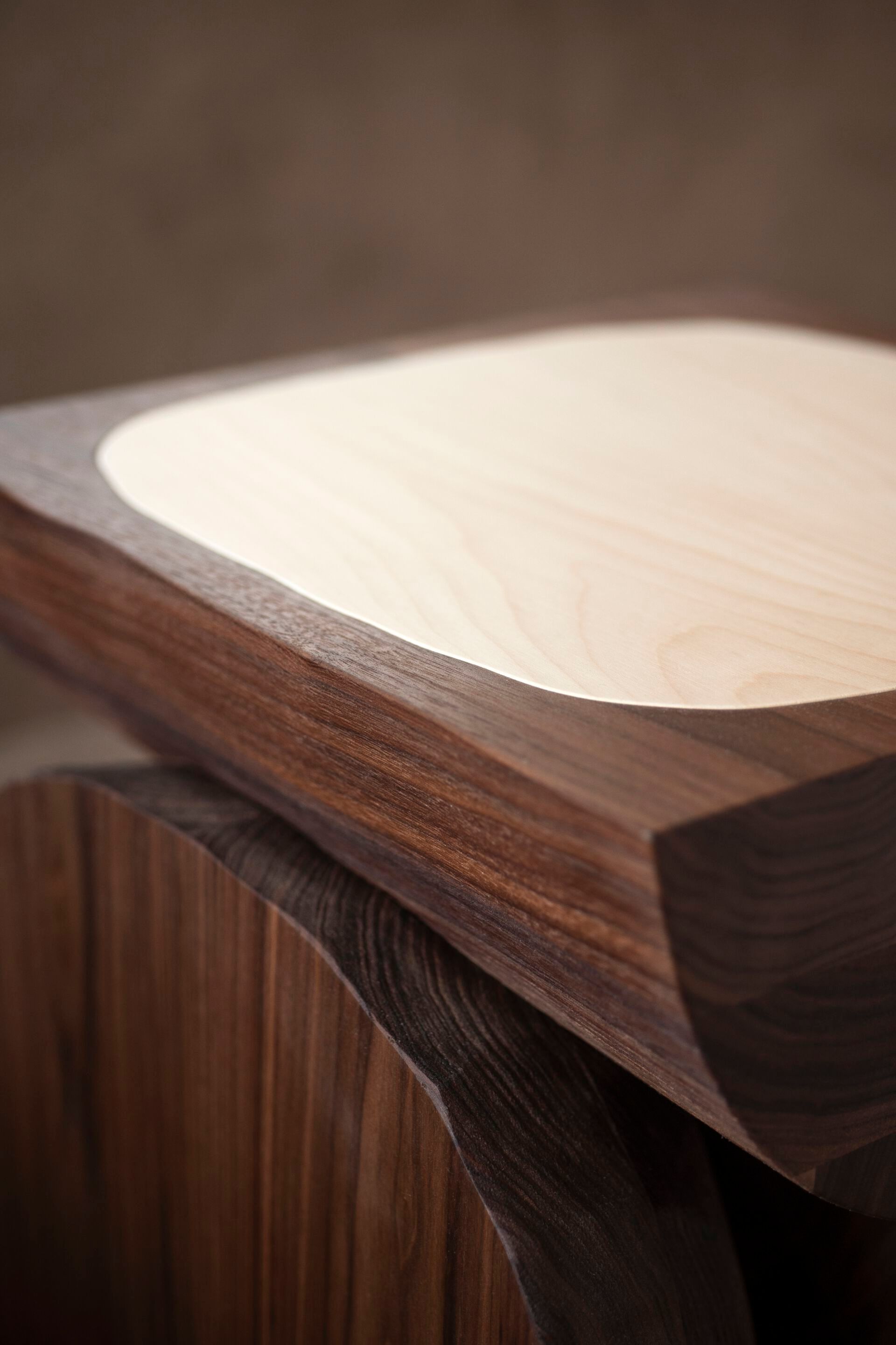 Деревянный квадратный журнальный столик Tacchini хлеб ARCH-00141518 - Вид №1