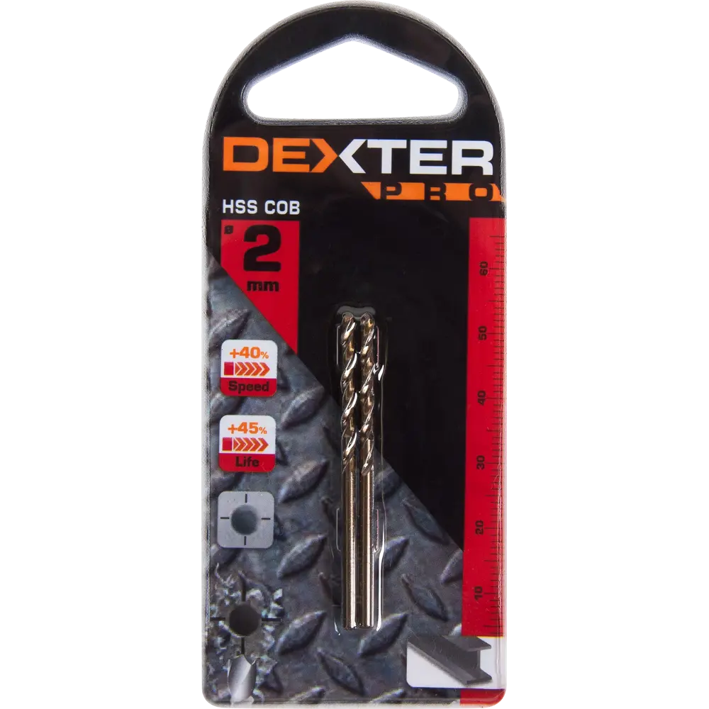 Сверло по металлу HSS-Co Dexter к. Pro 113-01406 2х49 мм 17016308 STLM-2092449  - Вид №3