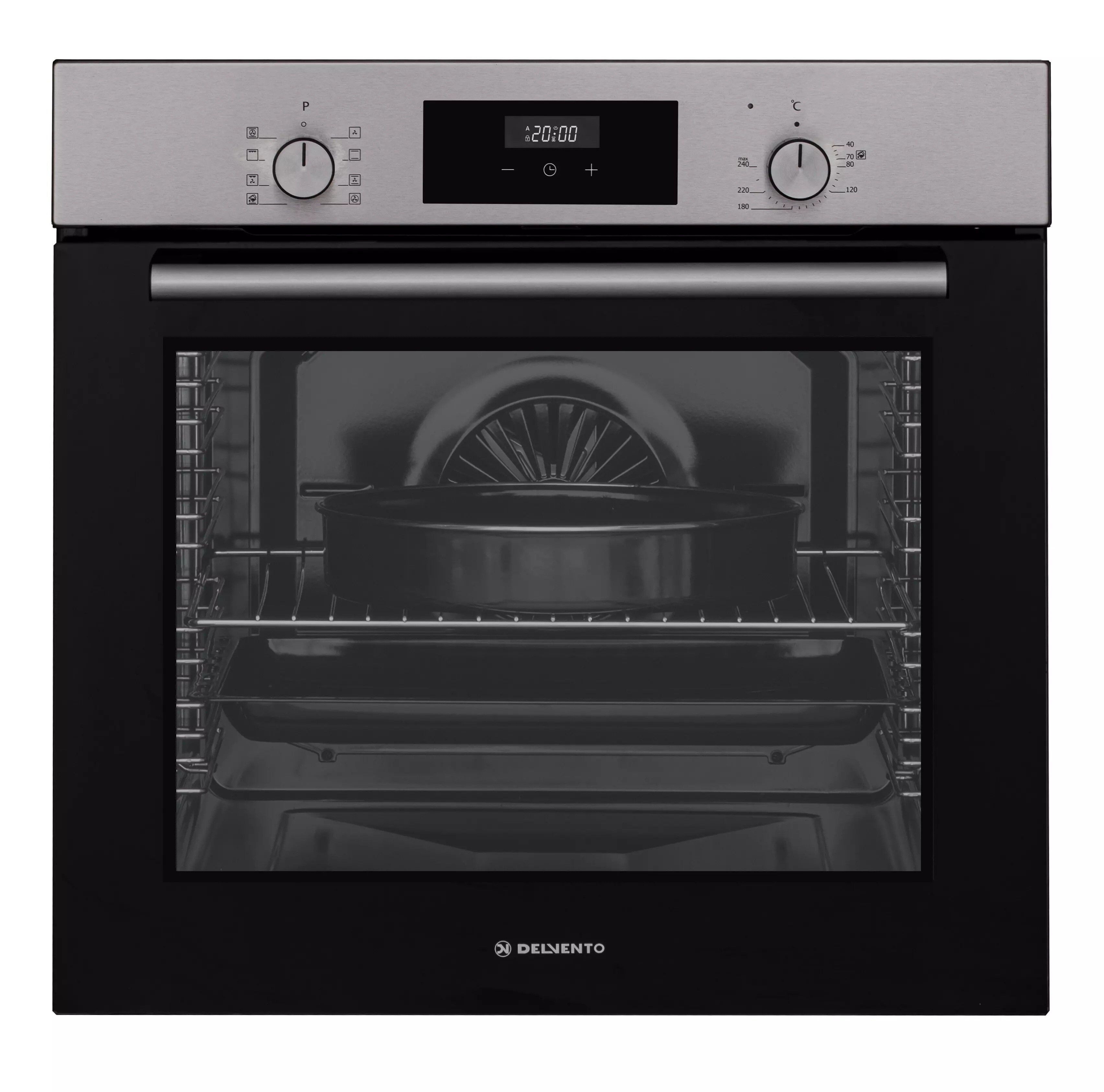 9140916 Электрический духовой шкаф Delvento V6EM68057 серебристый STDN-0054150