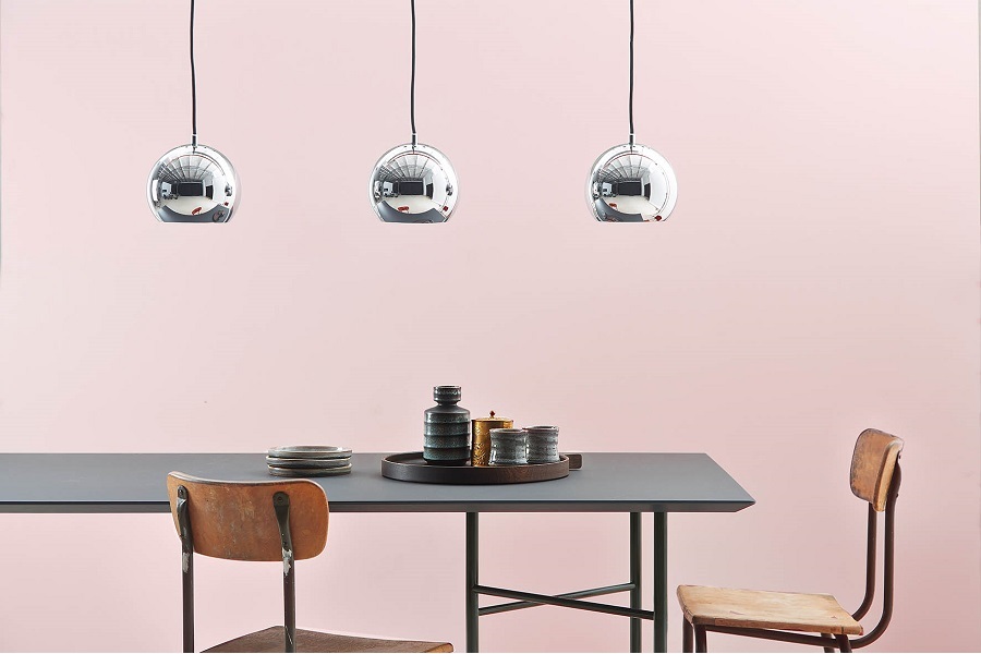 13602105001 Люстра ball, 3 плафона, 100х169 см, медь в глянце Frandsen  - Вид №1