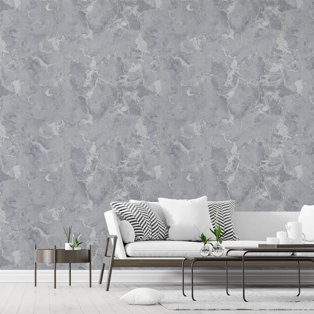 WALLDECOR Fantom - флизелиновые обои темно-серого оттенка для стильного интерьера 89358537 STLM-0824804 - Вид №2