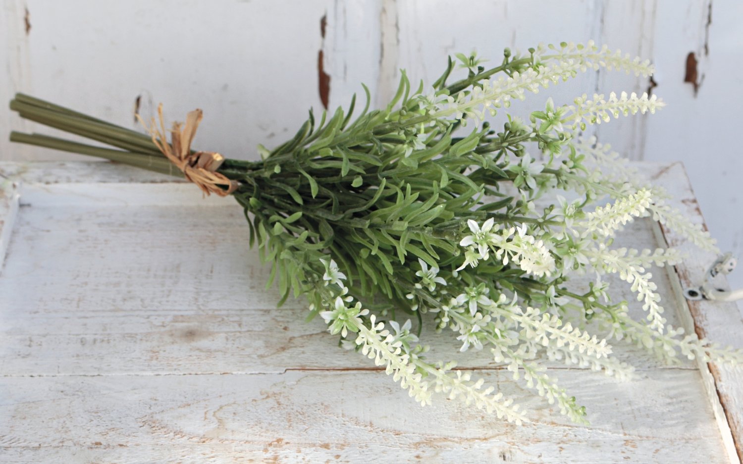 1882 788 a3 Искусственный букет лаванды, 39 см, бежево-зеленый H-andreas  - Вид №1