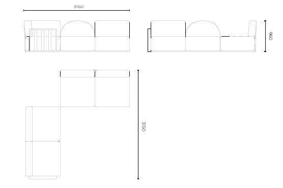Диван из микрофибры Stylish Club His &amp ARCH-00067662 - Вид №12