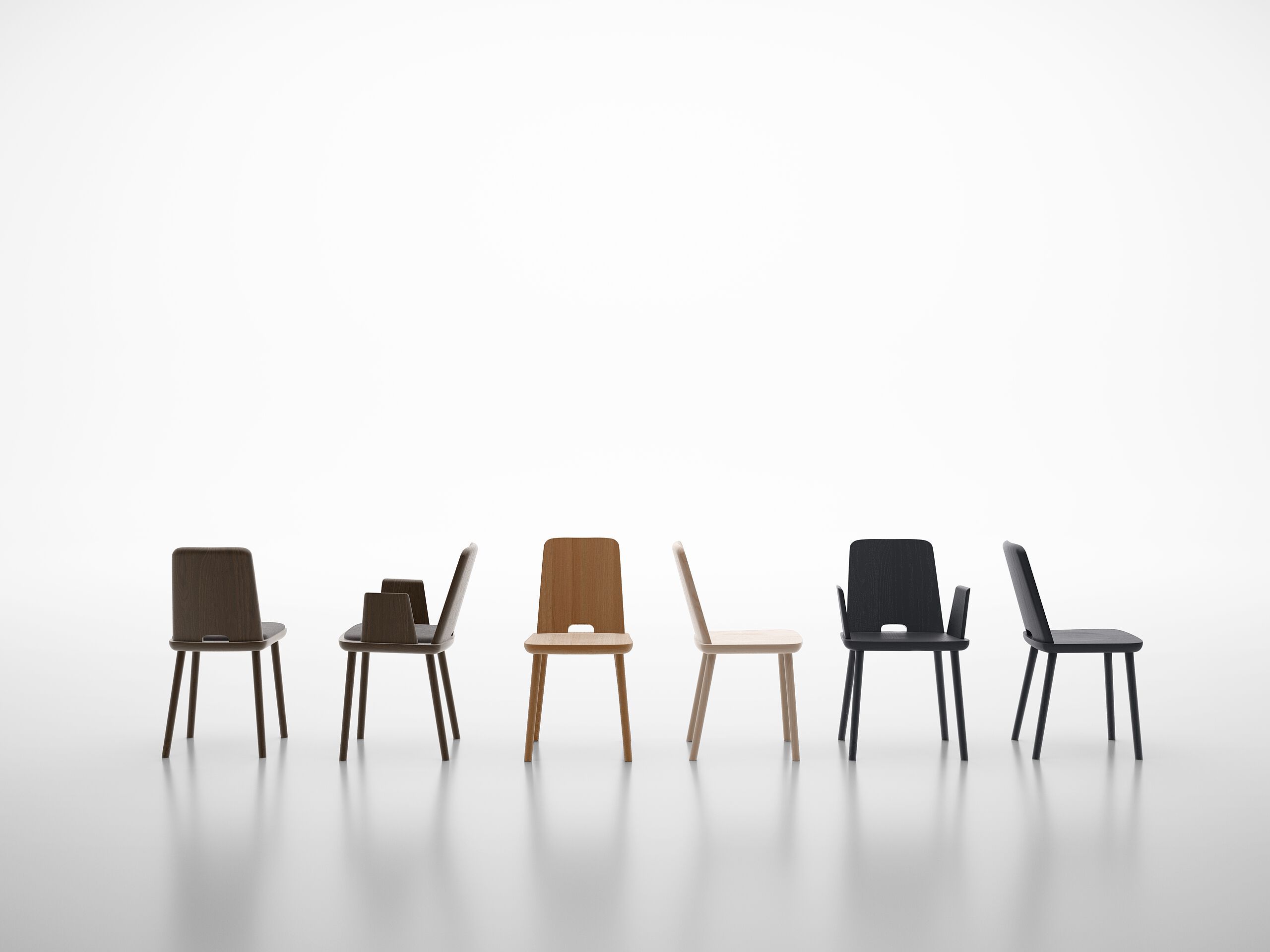 Стул из ясеня с мягким сиденьем SIPA планшет ARCH-00136425 - Вид №4