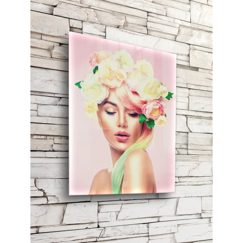 Картина на стекле Девушка весна 40x50 см 83515674 STLM-2050574 POSTERMARKET  - Вид №3