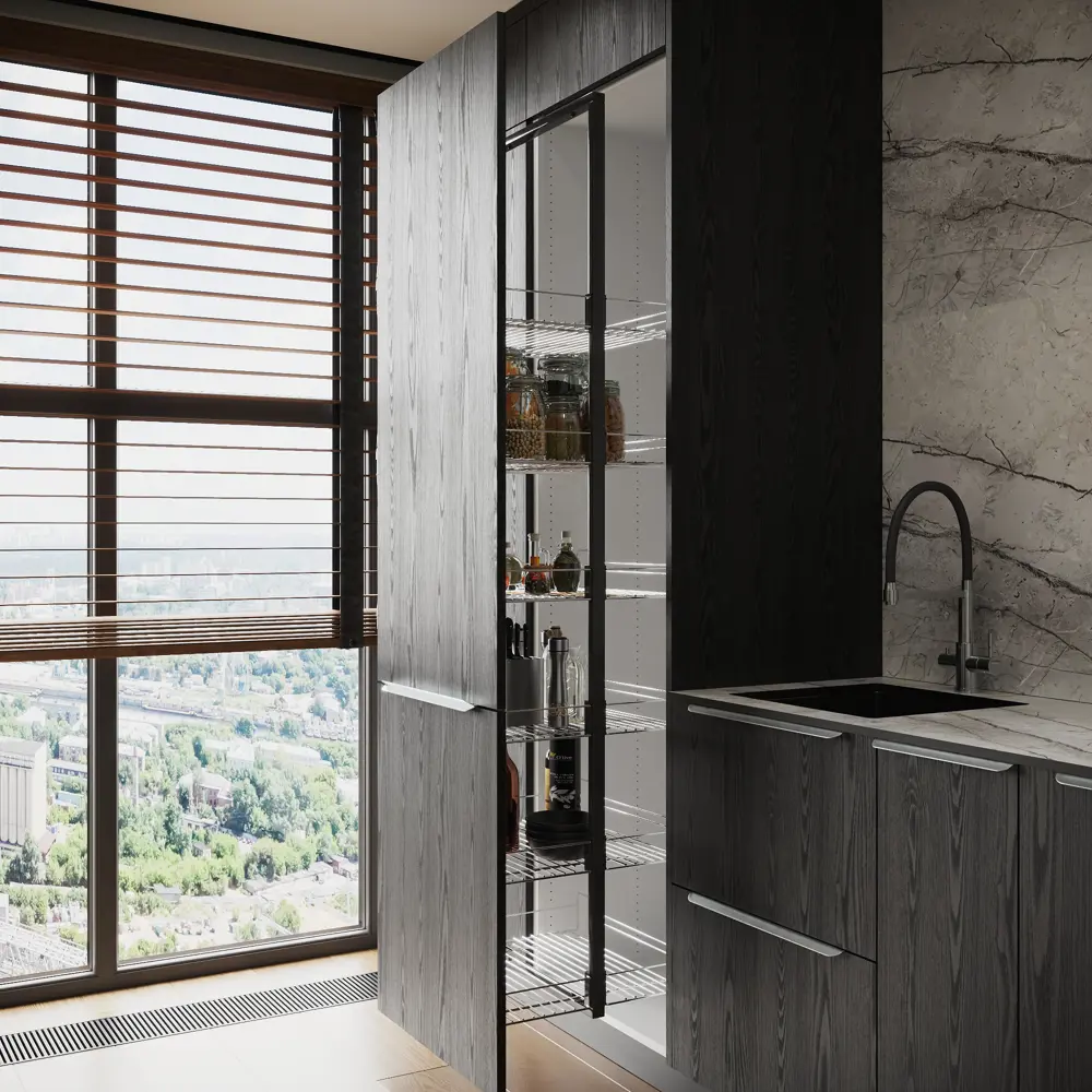 Фальшпанель Konsensa Канск черная матовая 37×77 см для кухонного шкафа 89423396 STLM-1566851 - Вид №8