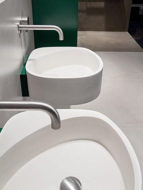 Подвесная раковина настенная овальная Moab80 Elletre белая sun-id-1371329 - Вид №10