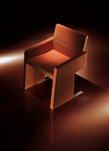 Billiani Кресло с мягкой обивкой и подлокотниками Inka steel sun-id-1489118 - Вид №1