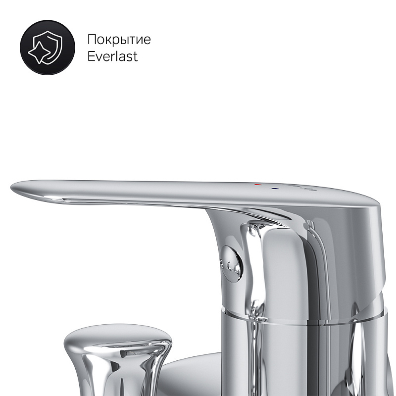 F85E15000 смеситель для ванны/душа душевой набор хром шт. AM.PM Joy - Вид №6