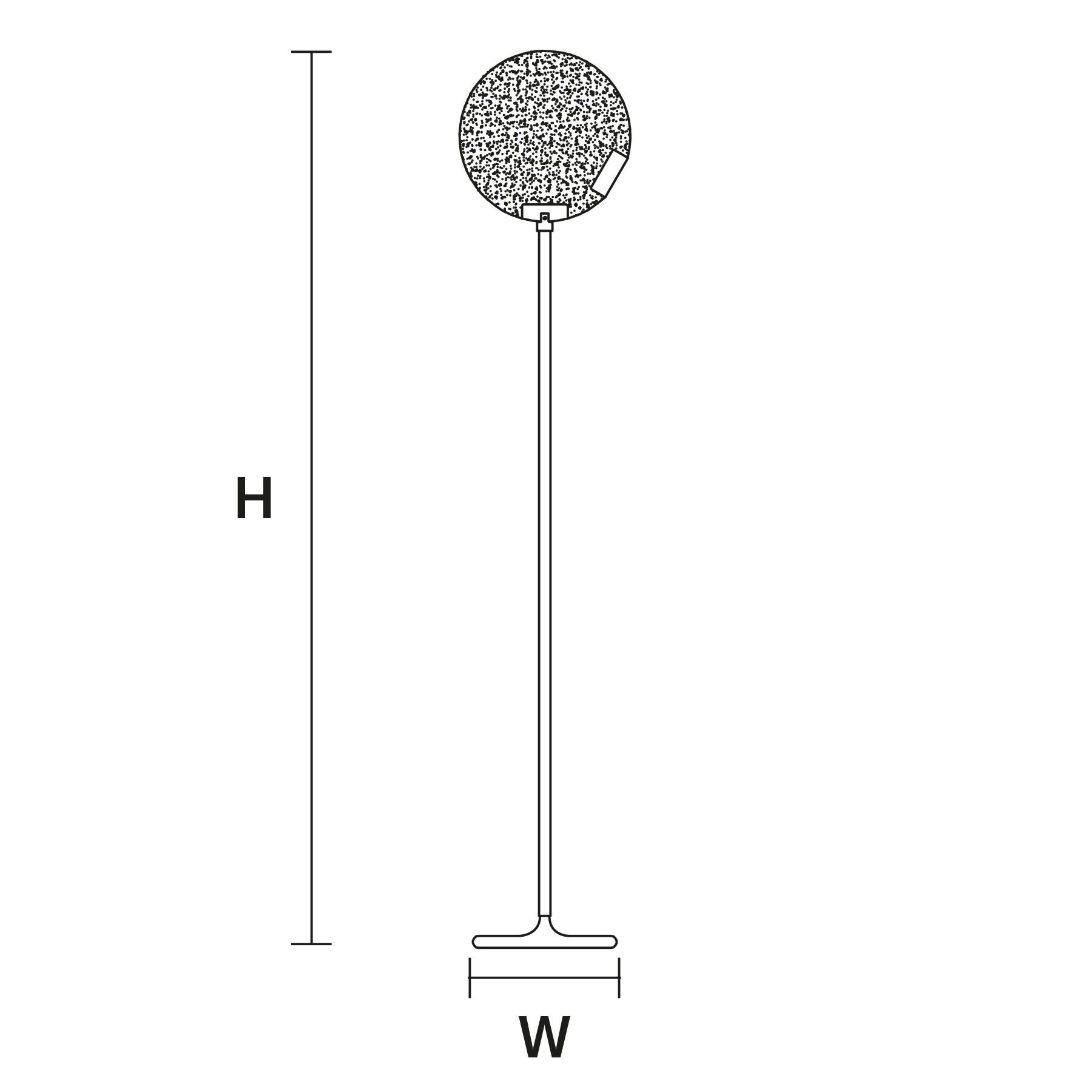 Стеклянный светодиодный торшер Masiero Horo ARCH-00075934 - Вид №5