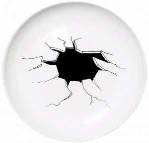 Kiasmo Керамическая тарелка Overlook 2014kddovef