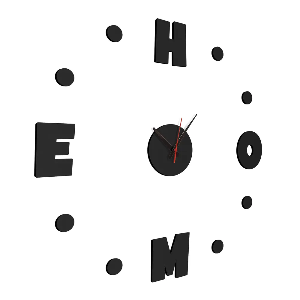 Часы настенные Постер-лайн 70806 ø80 см цвет черный STLM-2066912 - Вид №2