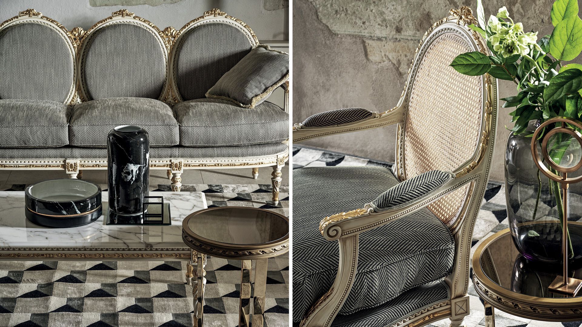 Диван в стиле Людовика XVI ANGELO CAPPELLINI New Classic Interiors ARCH-00151188 - Вид №3