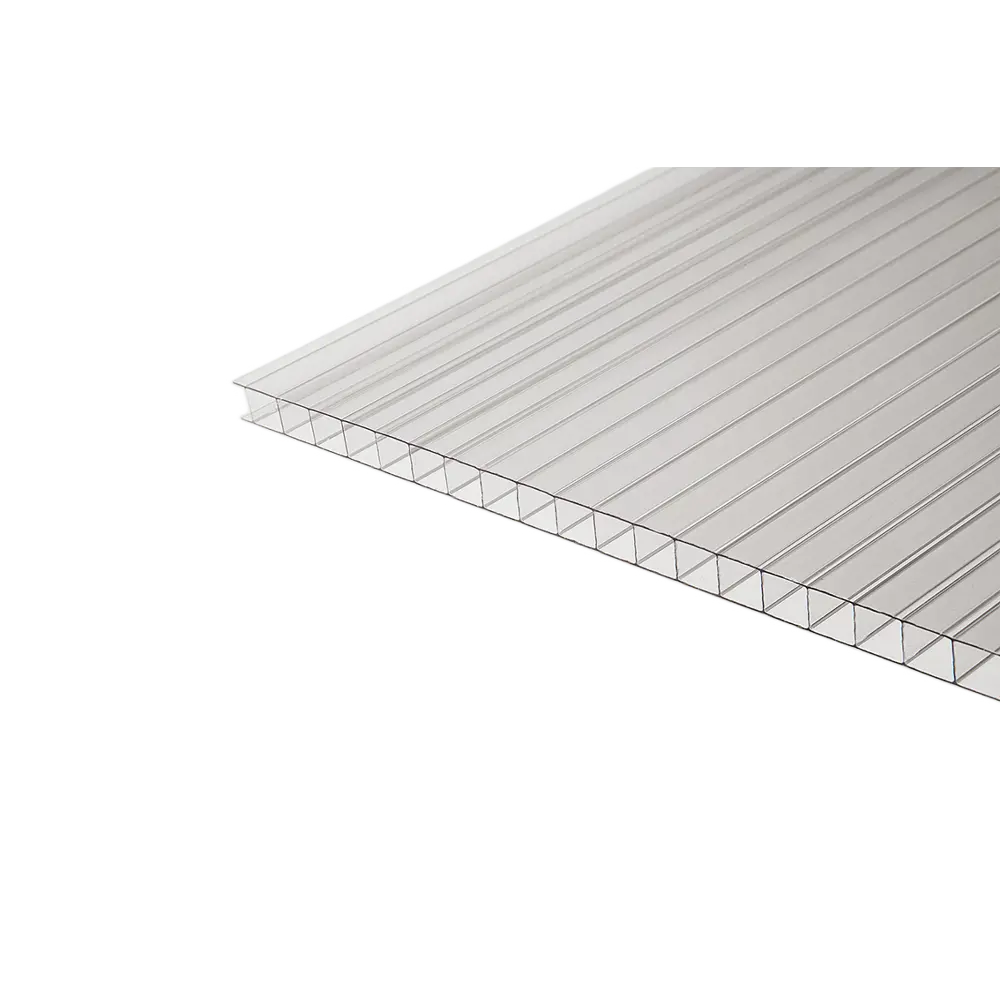 Поликарбонат сотовый 6 мм 2.1x3 м Киви прозрачный STLM-2094550