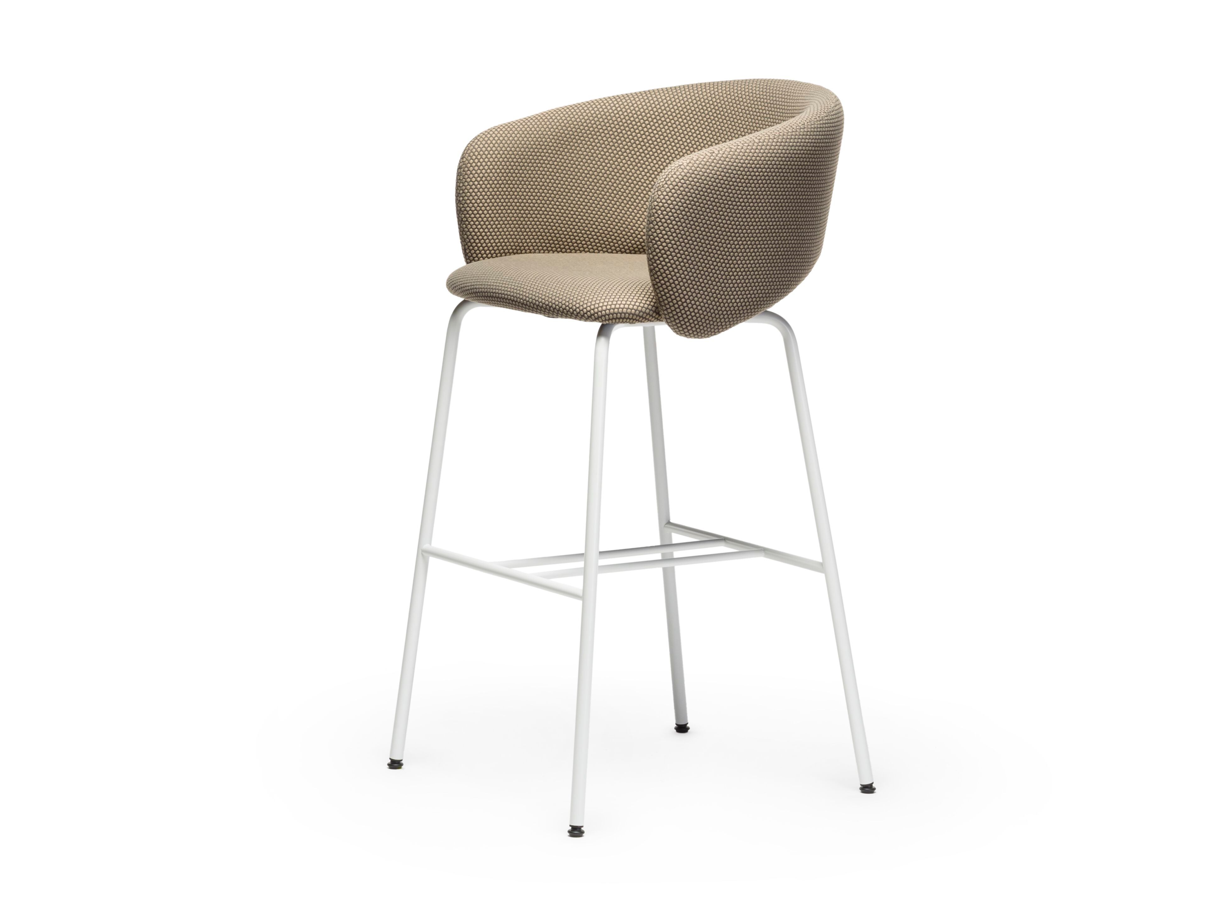 Высокий тканевый стул с подлокотниками и спинкой CHAIRS & MORE Bel ARCH-00083832