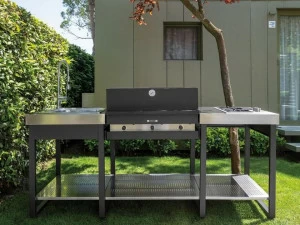 Fògher Модульная летняя кухня из нержавеющей стали