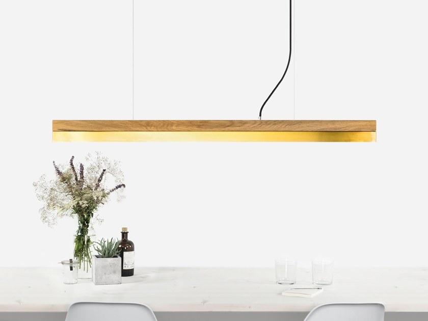 GANTlights Подвесной светильник Led из дуба латуни C sun-id-1386104 - Вид №1