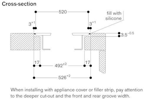 Gaggenau Встраиваемая индукционная стеклокерамическая плита Serie 400 Cx 480 111 - Вид №6