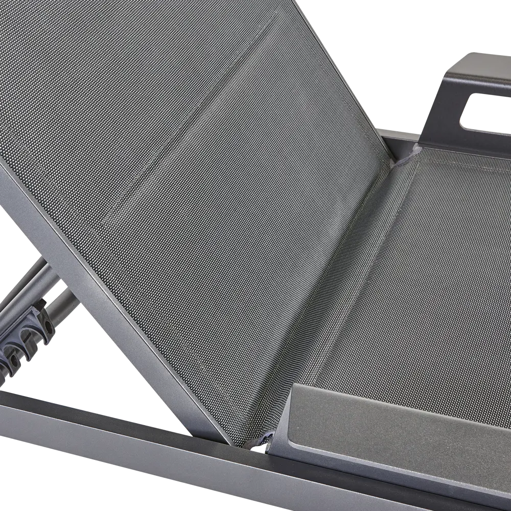 Шезлонг Naterial Odyssea II 222x87.5x64 см алюминий/текстилен серый 84494105 STLM-2087687  - Вид №14