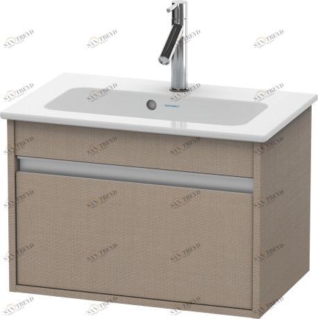 KT642207575 Тумбочка подвесная компакт Ketho #KT6422 600 x 385 мм Лен, декор Duravit
