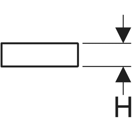 841991000 Настенная полка Geberit iCon Geberit  - Вид №4