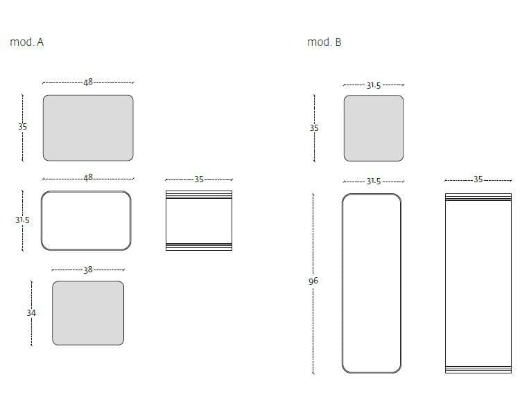 Модульная алюминиевая секционная Книжная полка altreforme District ARCH-00055752 - Вид №12