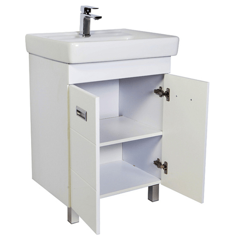 O-mebel напольная тумба Таис-М белая ящики айвари, корпус бетон ORANGE sun-id-1517200 - Вид №1