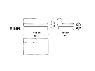 Кожаный угловой диван B&B Italia Michel ARCH-00098797 - Вид №35