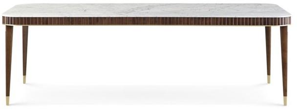 Roche Bobois Прямоугольный стол из вишневого дерева и мраморной столешницей Eden-rock sun-id-1482337 - Вид №1