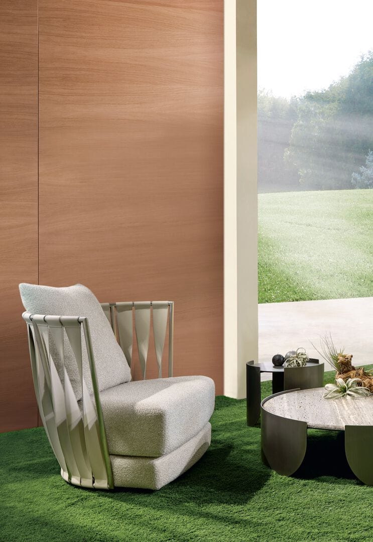 Садовое кресло из искусственной кожи и ткани Cantori ARCH-00003055 - Вид №4