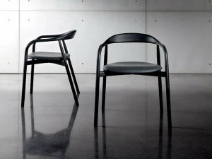 Sovet italia Кожаное кресло с подлокотниками Autumn