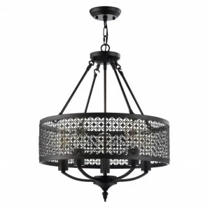 Подвесная люстра Freya Conte FR4166-PL-05C-BL FREYA ДИЗАЙНЕРСКИЕ, CONTE 186258 Коричневый