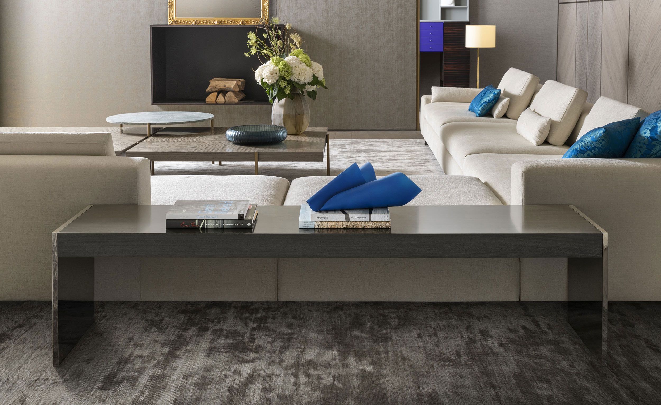 Деревянная прямоугольная низкая консоль OAK Metronome ARCH-00080305 - Вид №2