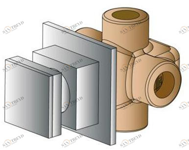 RUBINETTERIE STELLA Переключатель душа для ванны Casanova 0/150a
