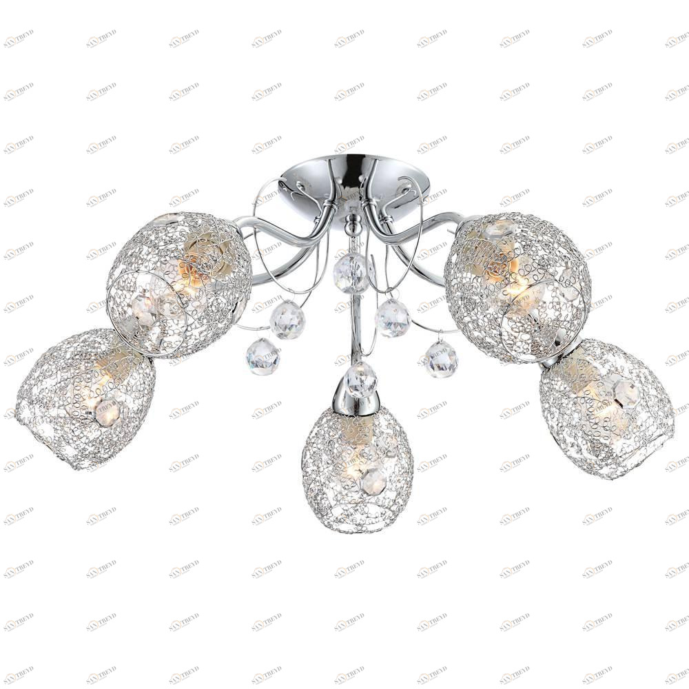 Потолочная люстра Globo Kordula 56689-5 GLOBO KORDULA 108812 Хром Ceramica Globo 
