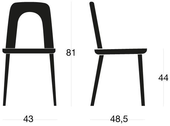 SIPA Стул из дуба Arco sun-id-1389468 - Вид №2